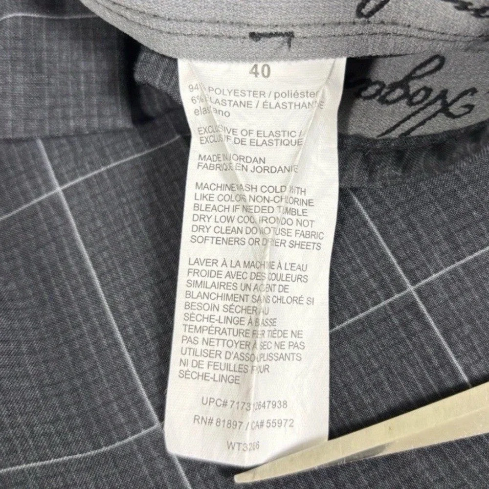 Ben Hogan Golf Shorts Mens 40‎ Grey Bundle Lot 2 Pairs Stretch Performance Check